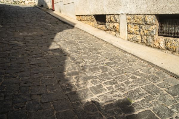 Stone Sidewalk Repair in Youngstown